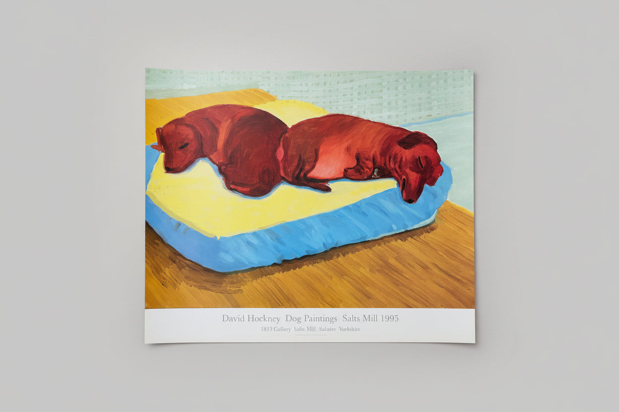 David Hockney (1937-2026), Dog Paintings 38  Salts Mill 1995