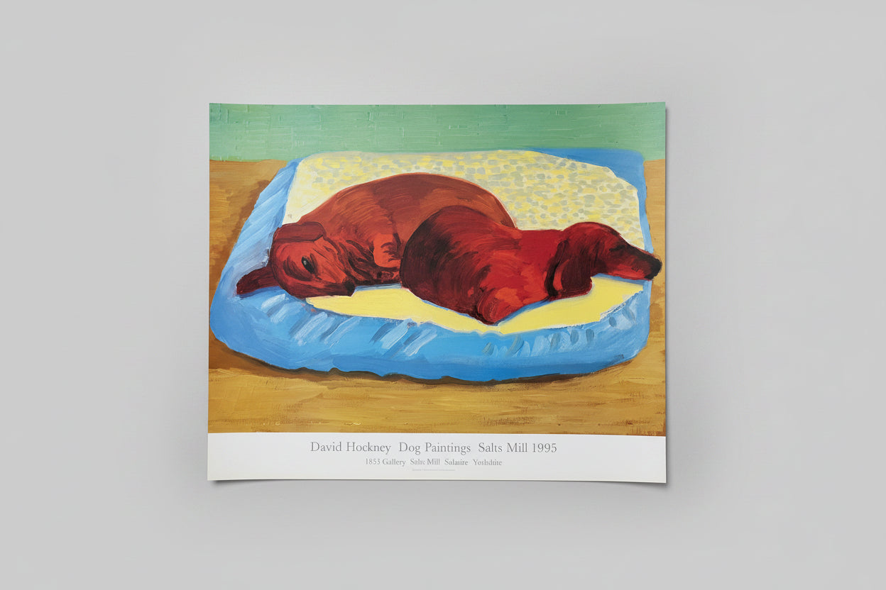 David Hockney (1937-2026),  Dog Paintings 43  Salts Mill 1995