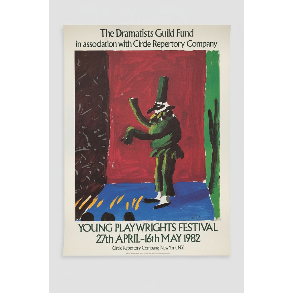 David Hockney (1937-2026), Young Playwrights Festival, copyright David Hockney, 1980