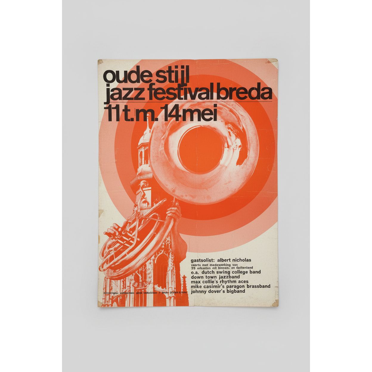 Oude Stijl Jazz Festival Breda, Vintage Poster