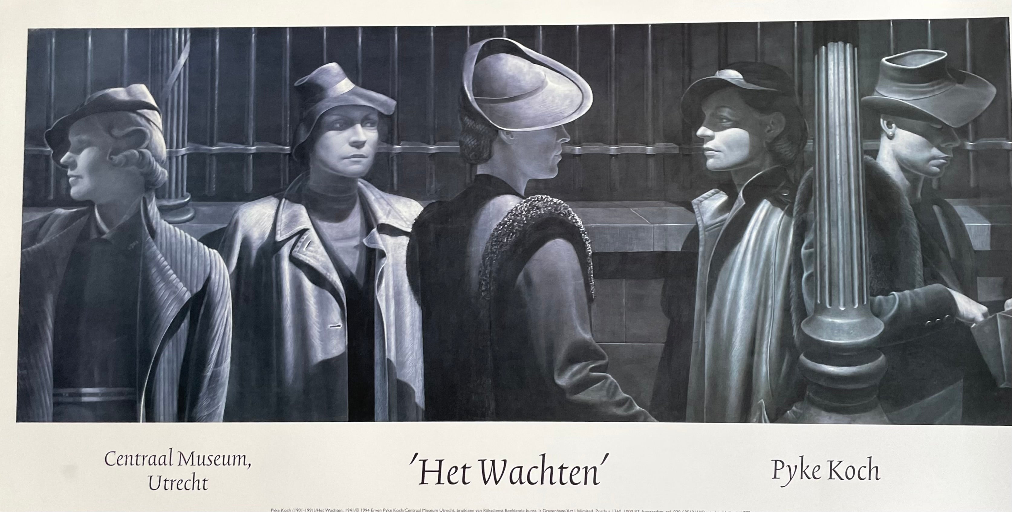 Pyke Koch (1901-1991), Het Wachten, 1941, copyright Erven Pyke Centraal Museum Utrecht 1994