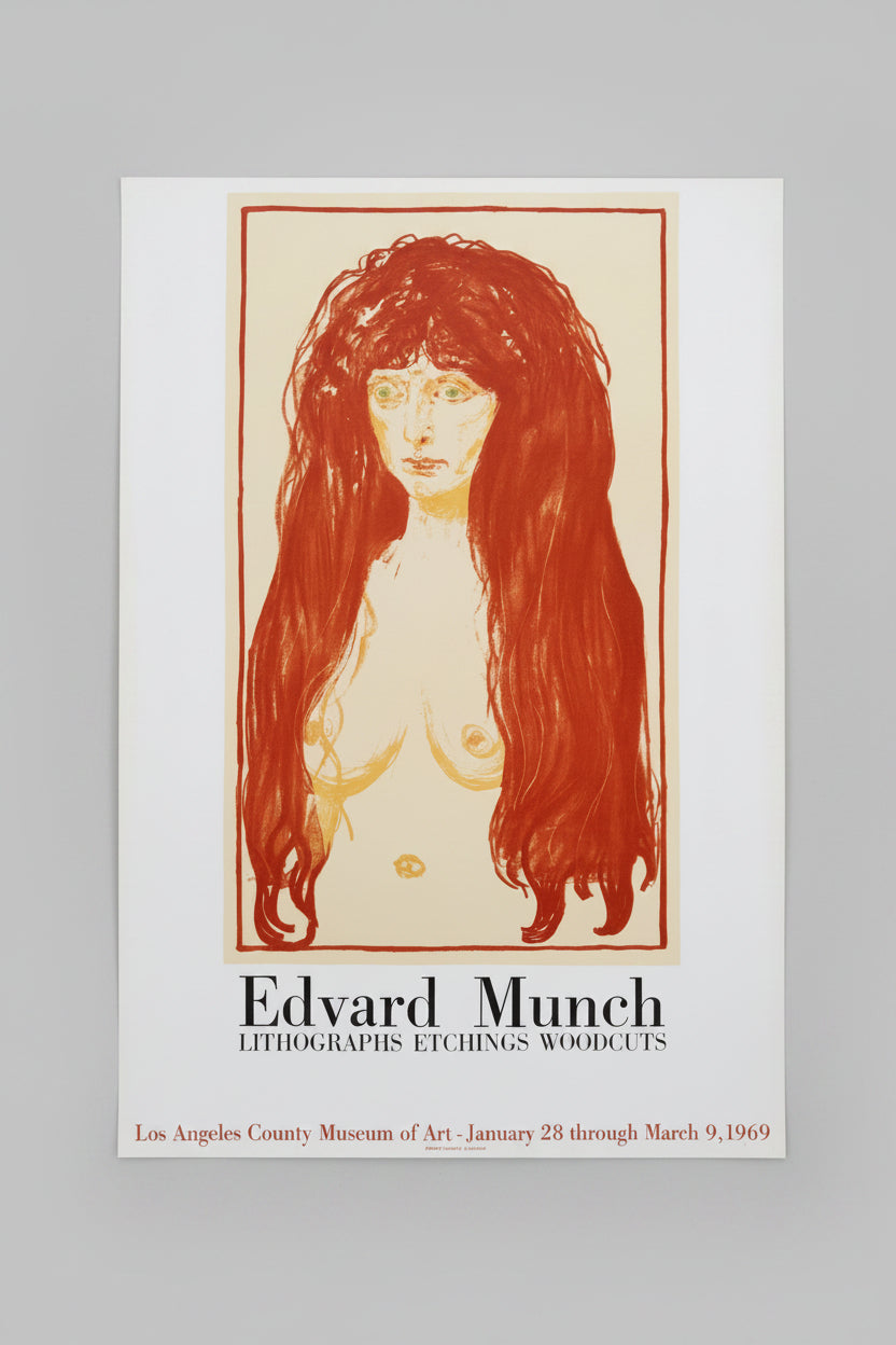 Edvard Munch (1863–1944), The Sin - Lithographs Etchings Woodcuts - LACMA, 1969