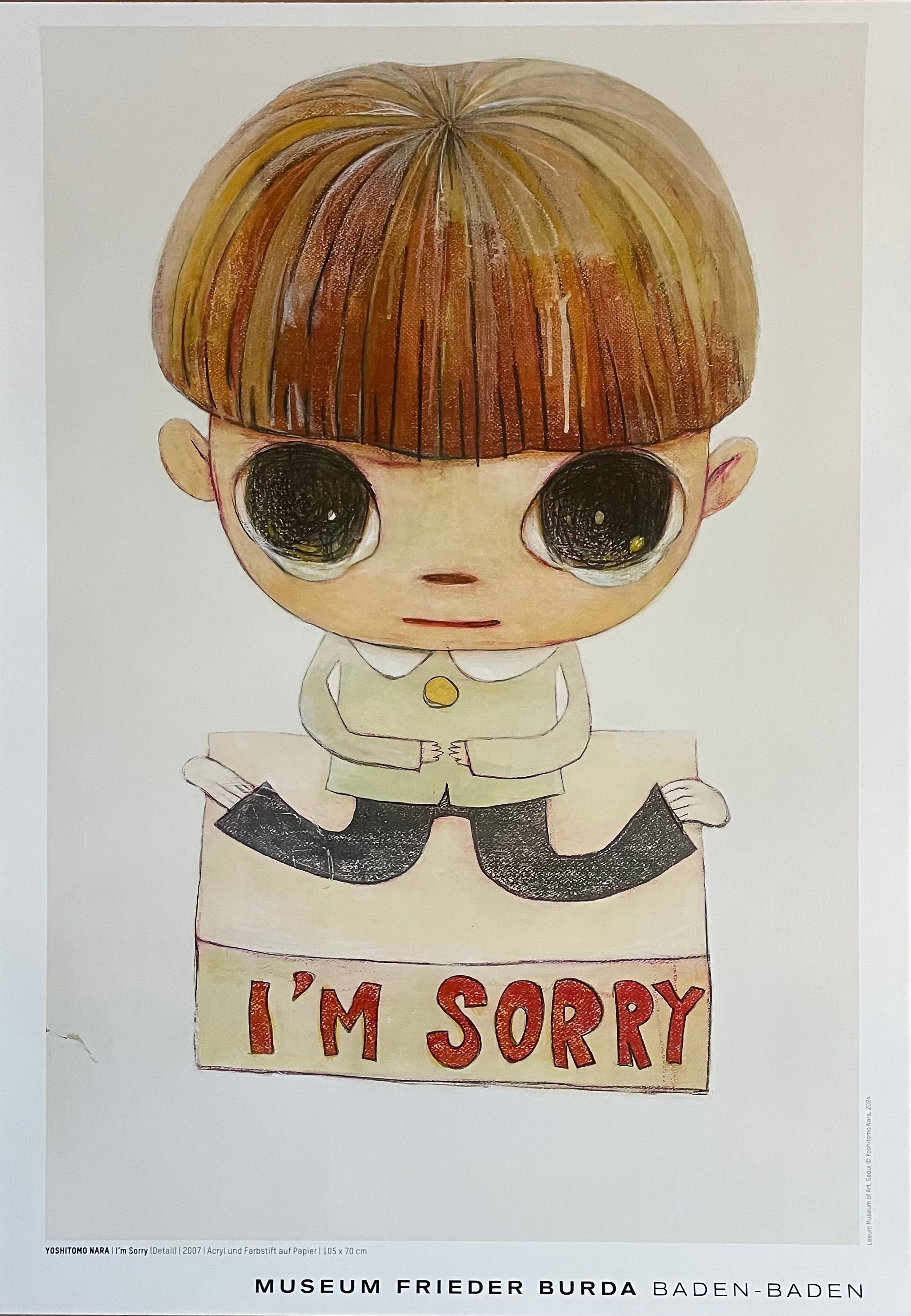 Yoshimoto Nara, I'm sorry (Detail), 2007