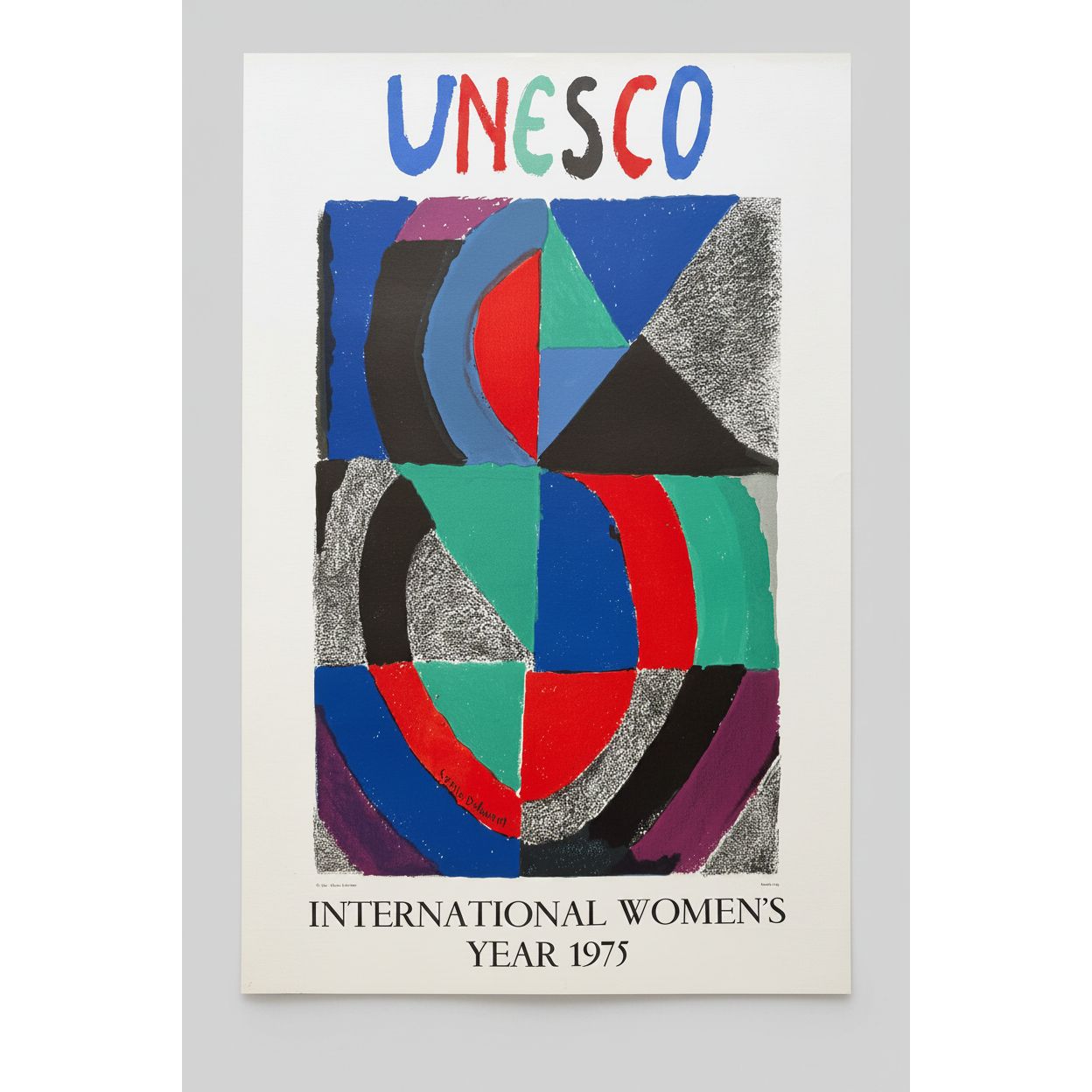Sonia Delaunay (1885–1979), UNESCO, International Women's Year, 1975