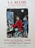 Marc Chagall (1887–1985), La Ruche et Montparnasse Exhibition Poster (1979, Musée Jacquemart-André)