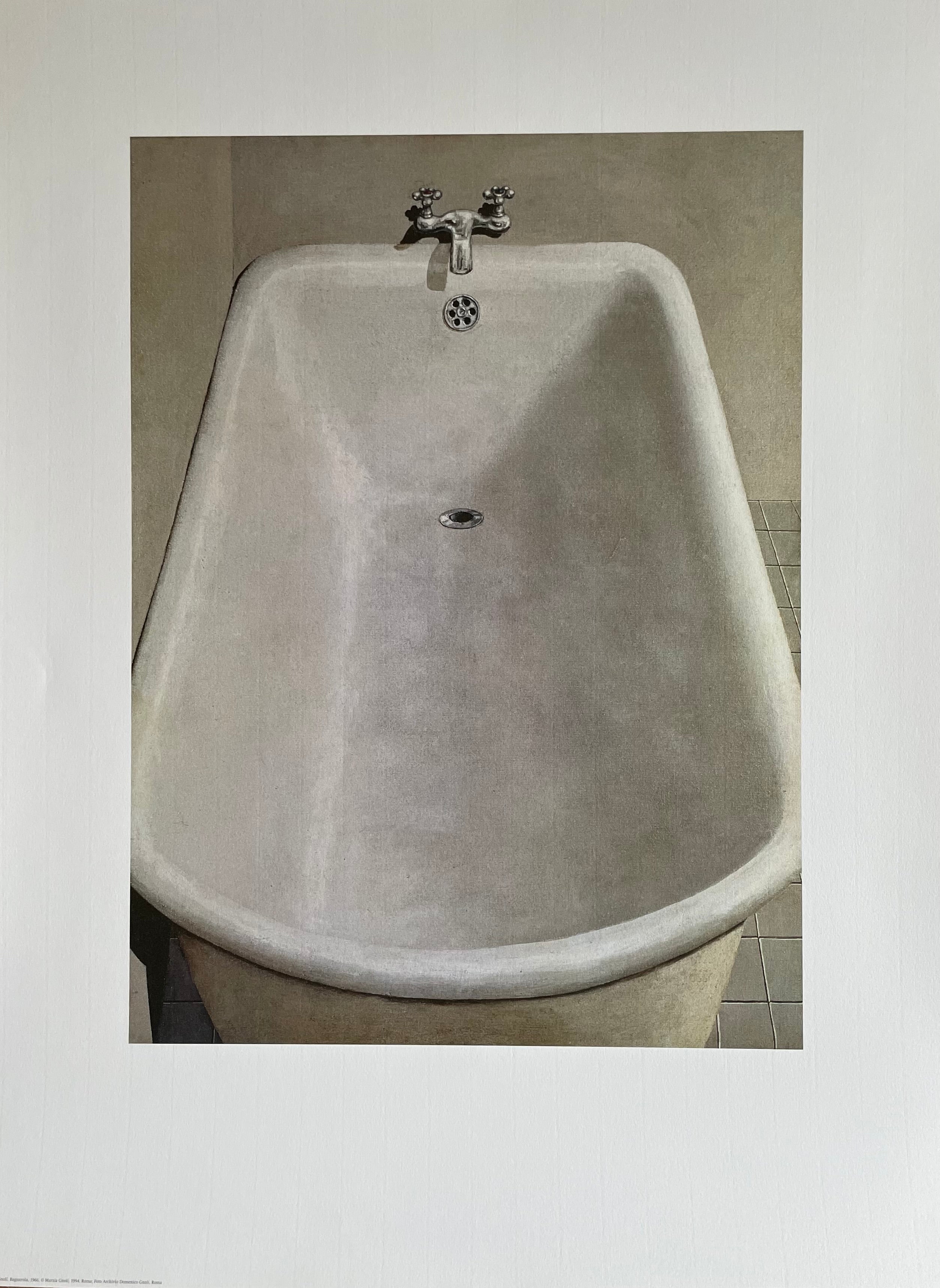 Domenico Gnoli (1933-1970), Bagnarola, 1966, copyright Marzia Gnoli, 1994
