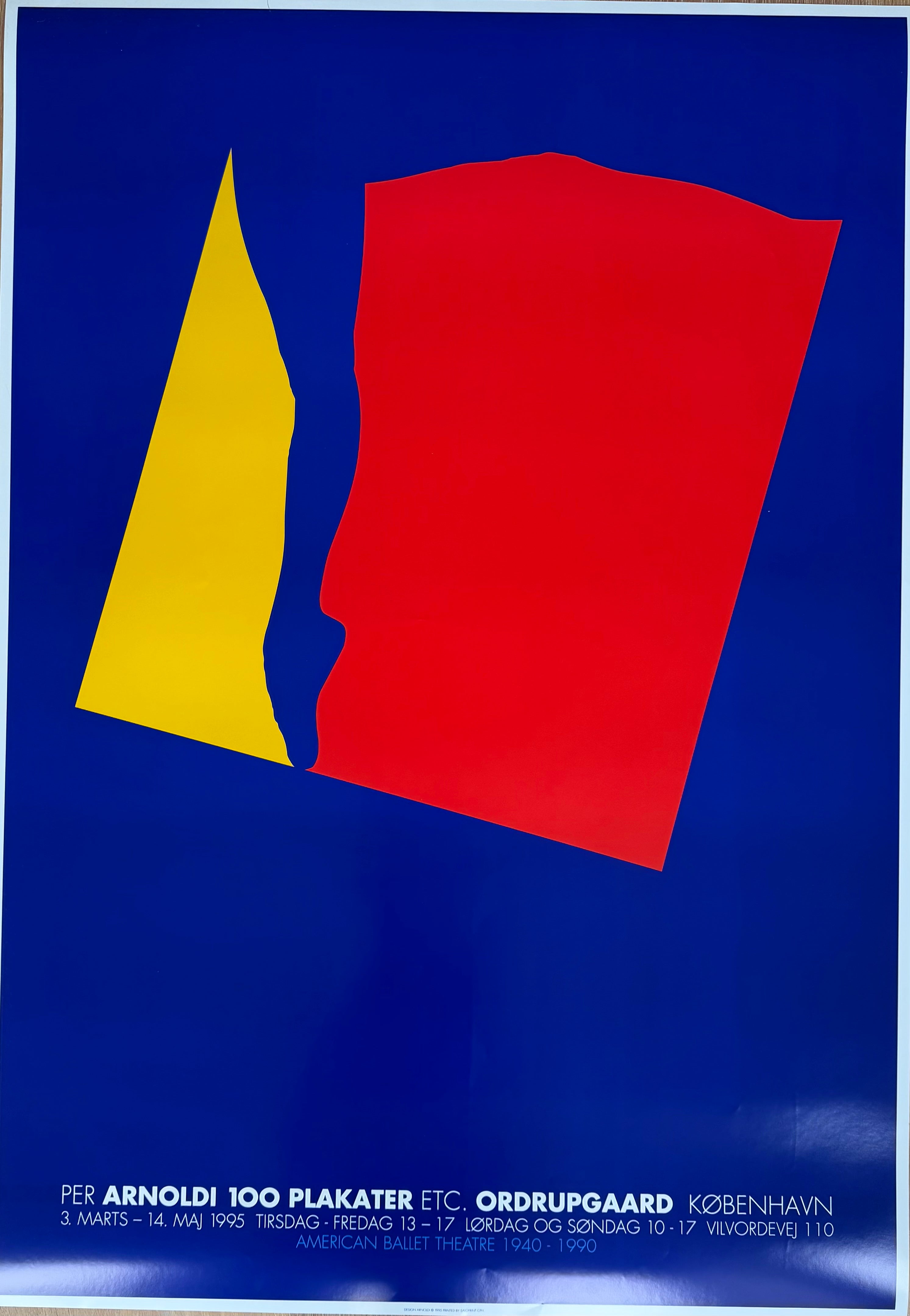 Per Arnoldi, American Ballet Theatre 1940 -1990, copyright design Arnoldi, 1995