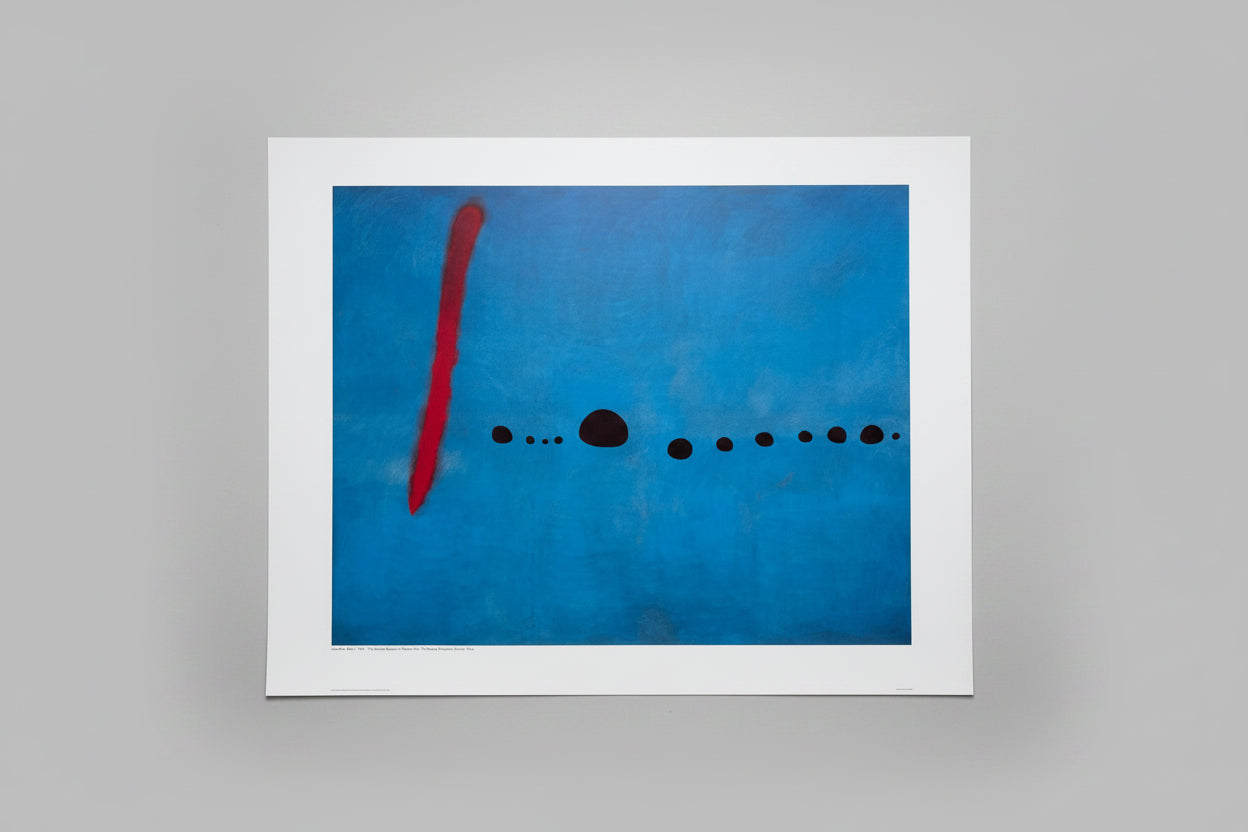 Joan Miró (1893-1983), Blue II, 1961, The National Museum of Modern Art,  The George Pompidou Centre, Paris, copyright ADAGP, Paris&DACS, London 2002