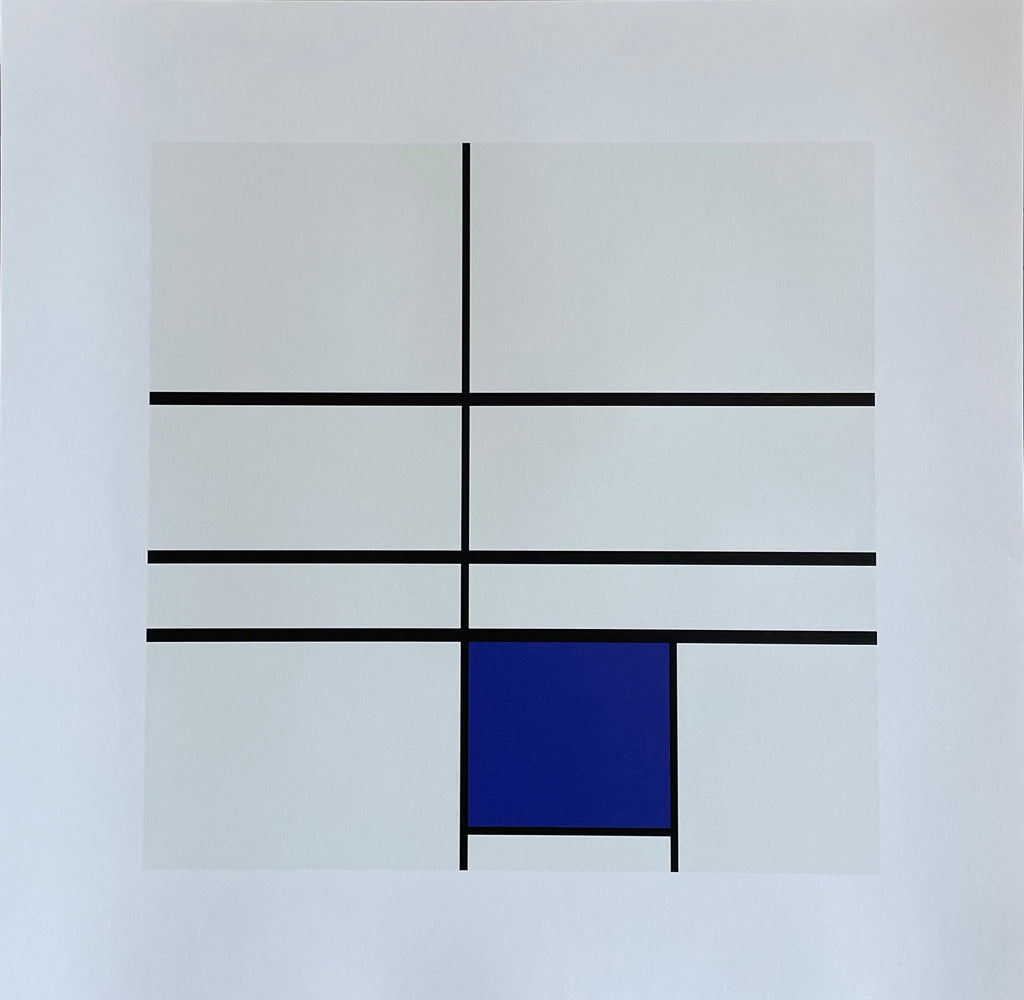 Piet Mondrian (1872-1944), Composition with Blue, 1935, Copyright Mondrian Holtzman Trust