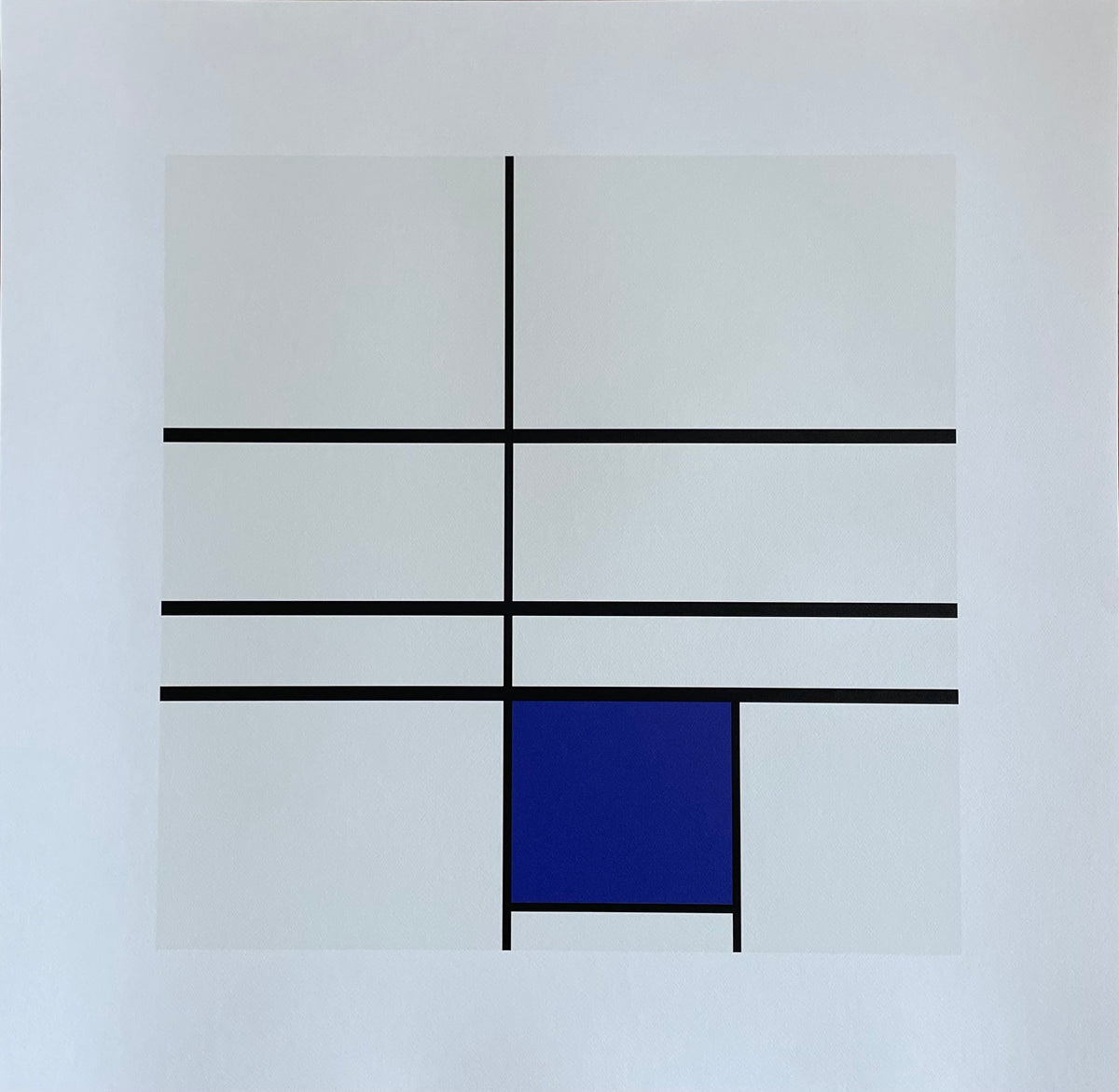 Piet Mondrian (1872-1944), Composition with Blue, 1935, Copyright Mondrian Holtzman Trust