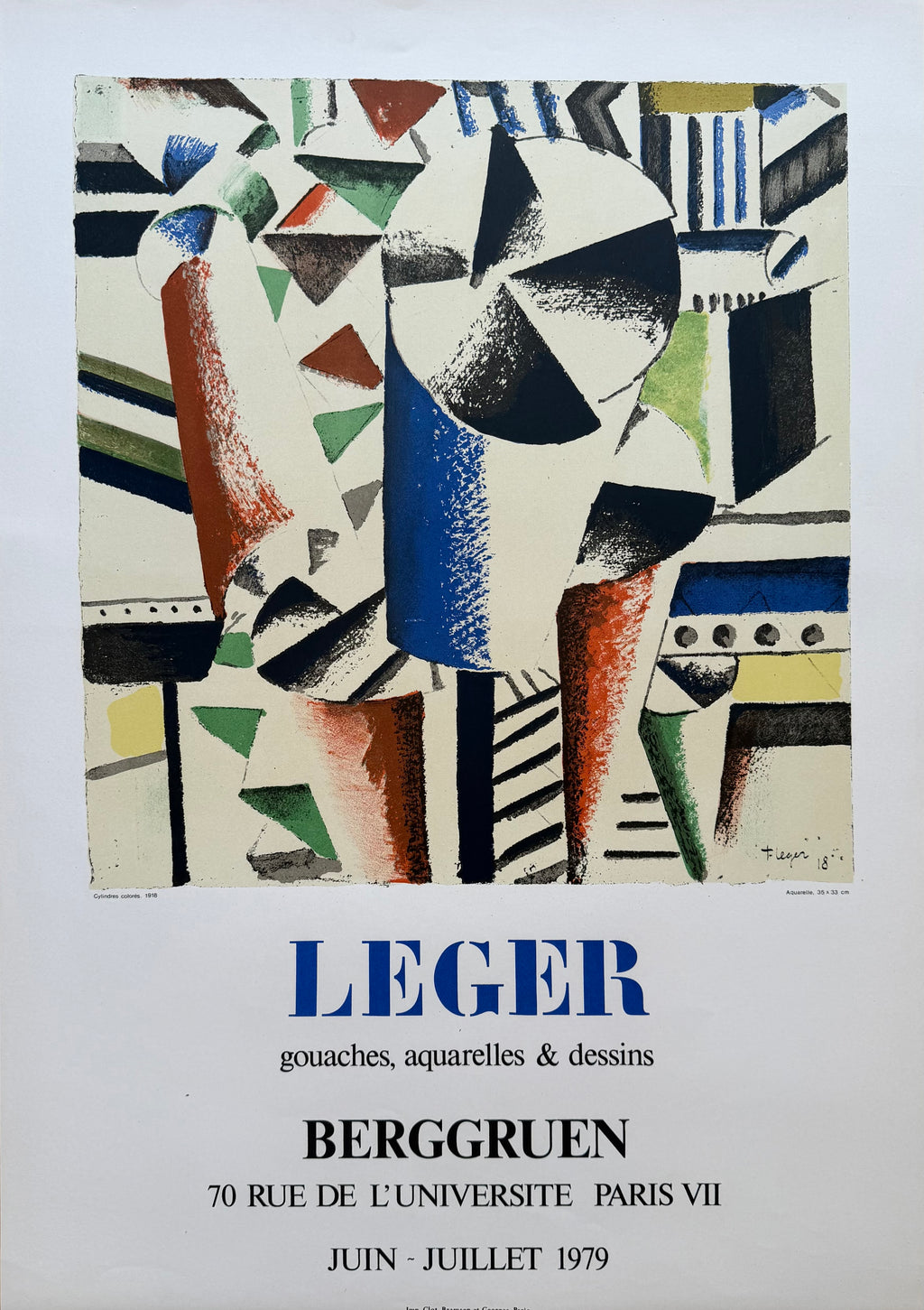 Fernand Léger (1881–1955), Gouaches, Aquarelles + Dessins, 1979