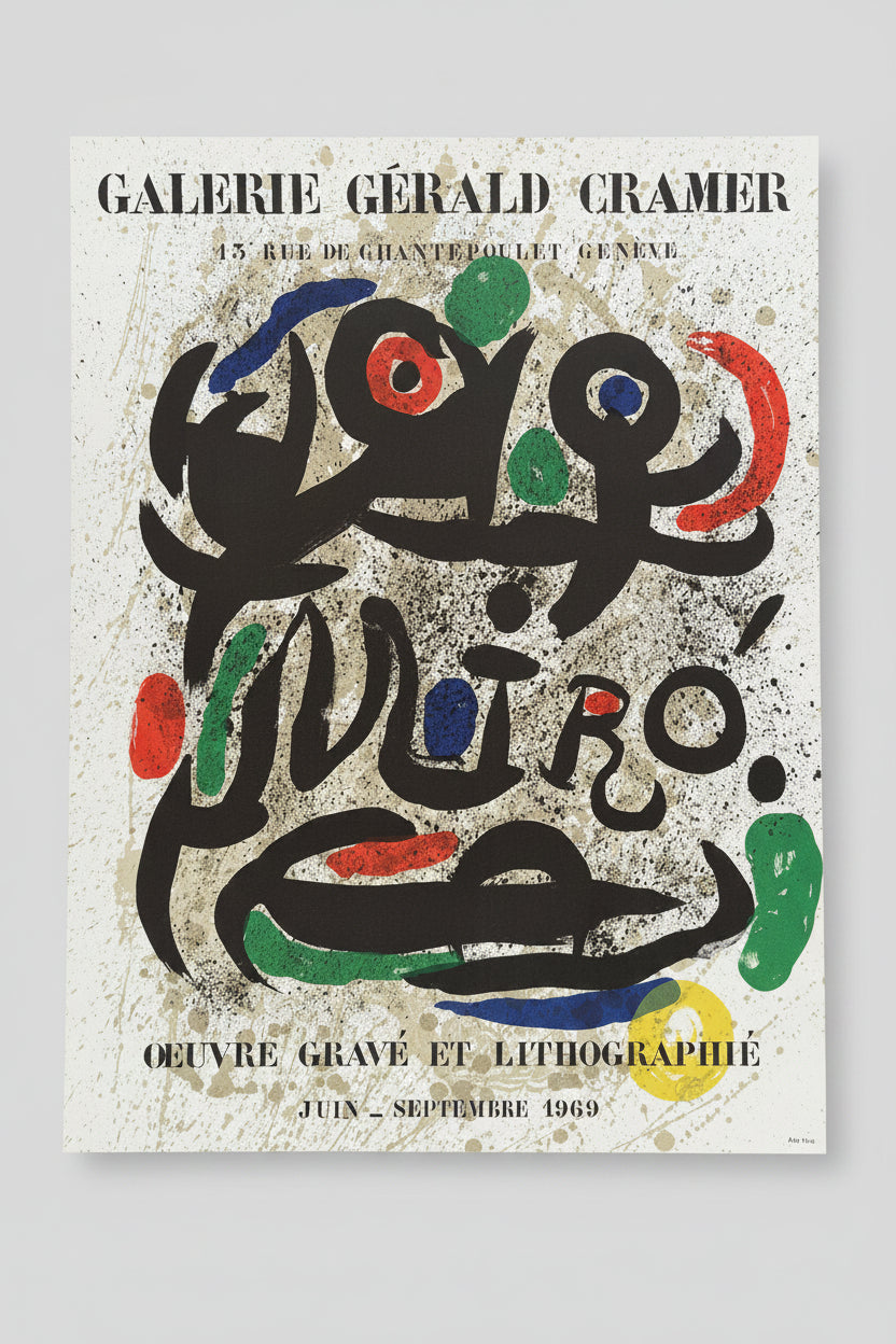 Joan Miró, Oeuvre Gravé et Lithographie, 1969