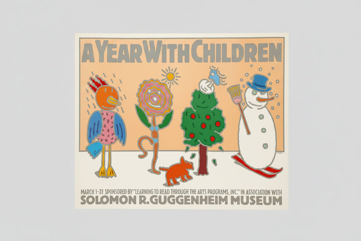 Seymour Chwast , A Year With Children, 1985