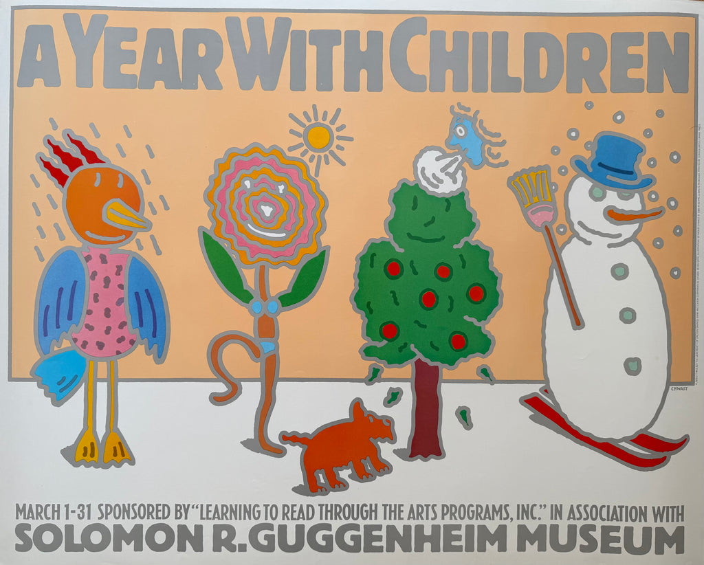 Seymour Chwast , A Year With Children, 1985