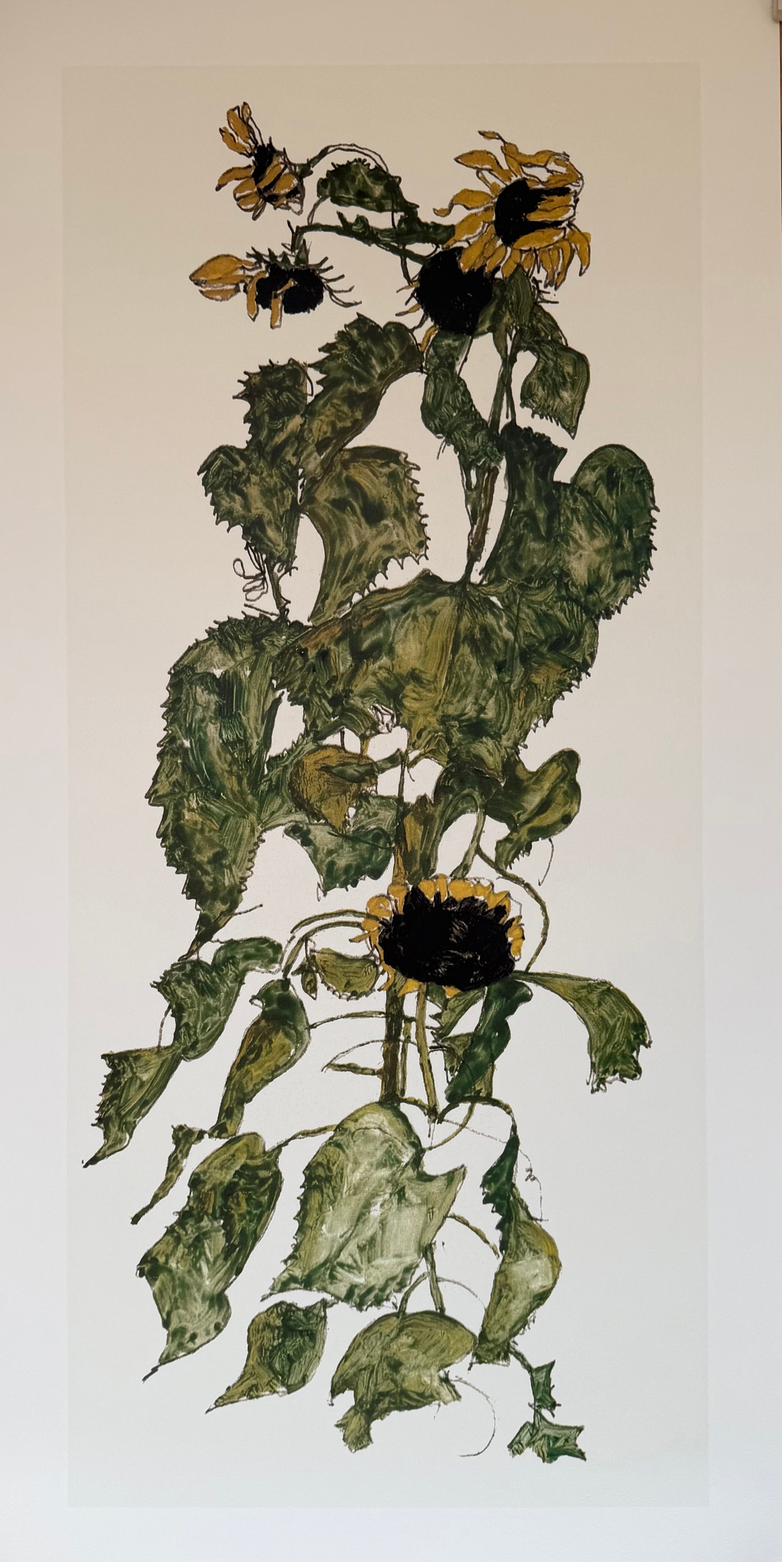 Egon Schiele (1890-1918), Sunflowers