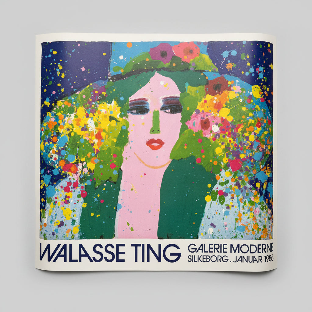Walasse Ting (1929–2010), Galerie Moderne Silkeborg, 1986