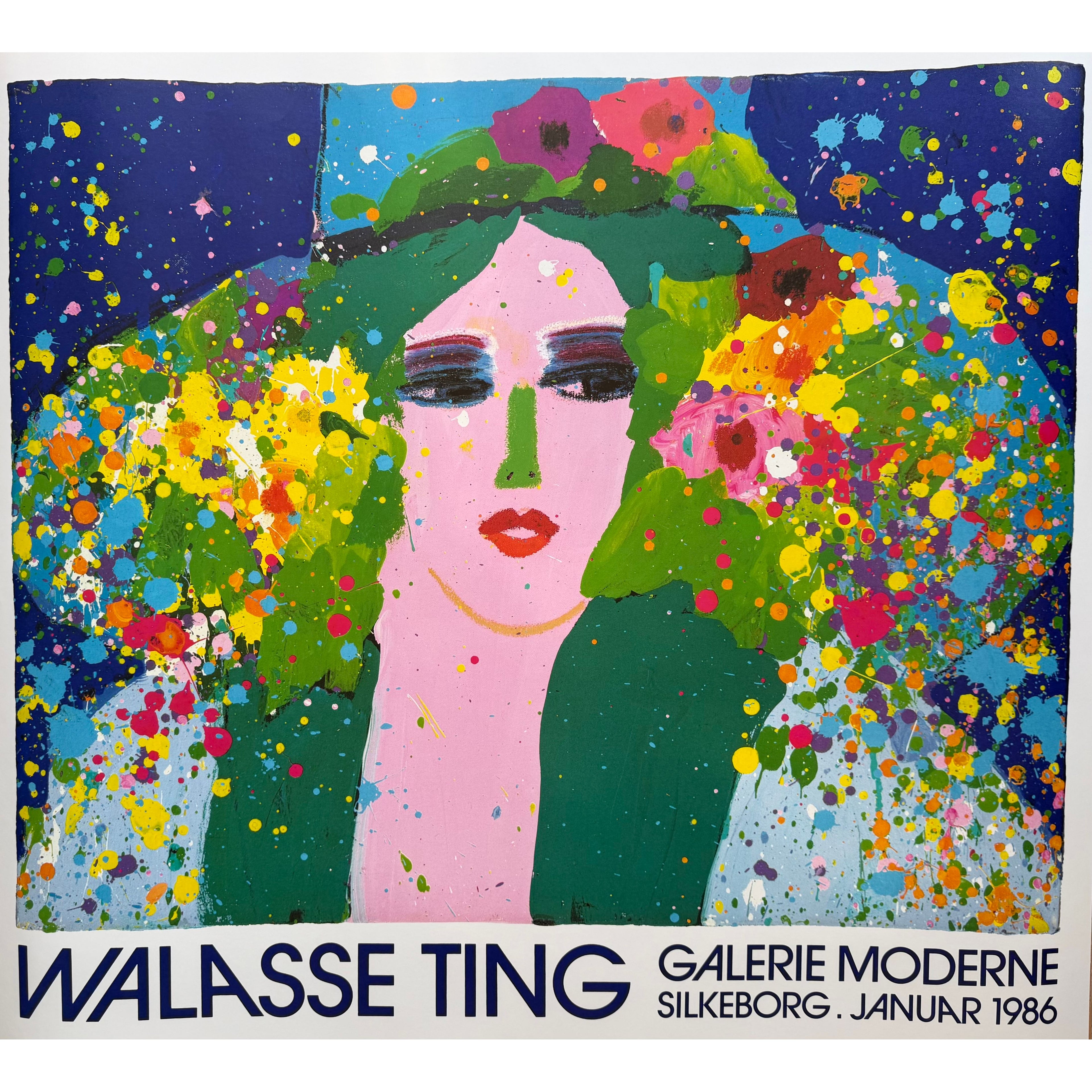 Walasse Ting (1929–2010), Galerie Moderne Silkeborg, 1986