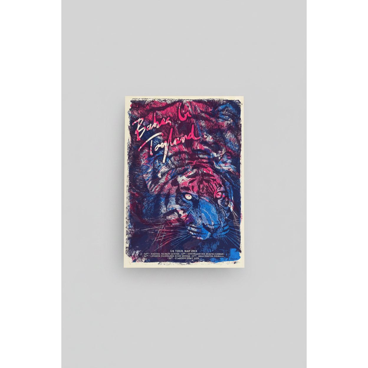 Tommy Davidson-Hawley , Babes in Toyland ,signed, hand pulled 3 colour screenprint