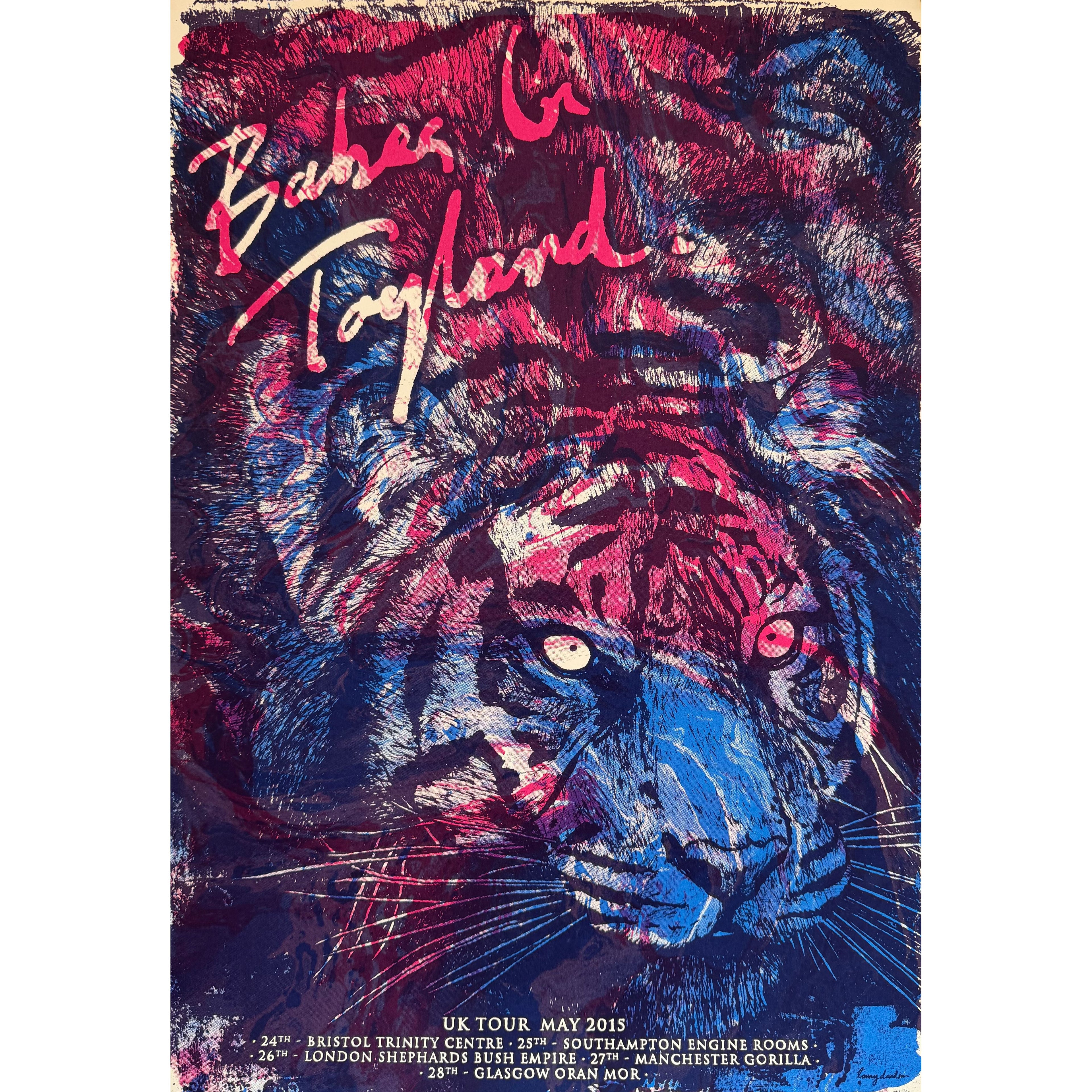 Tommy Davidson-Hawley , Babes in Toyland ,signed, hand pulled 3 colour screenprint
