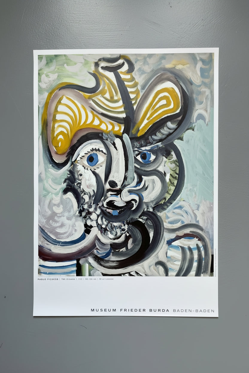 Pablo Picasso  (1881-1973), Tête d'homme, 1972, copyright Privatsammlung/VG Bild-Kunst,  Bonn 2005