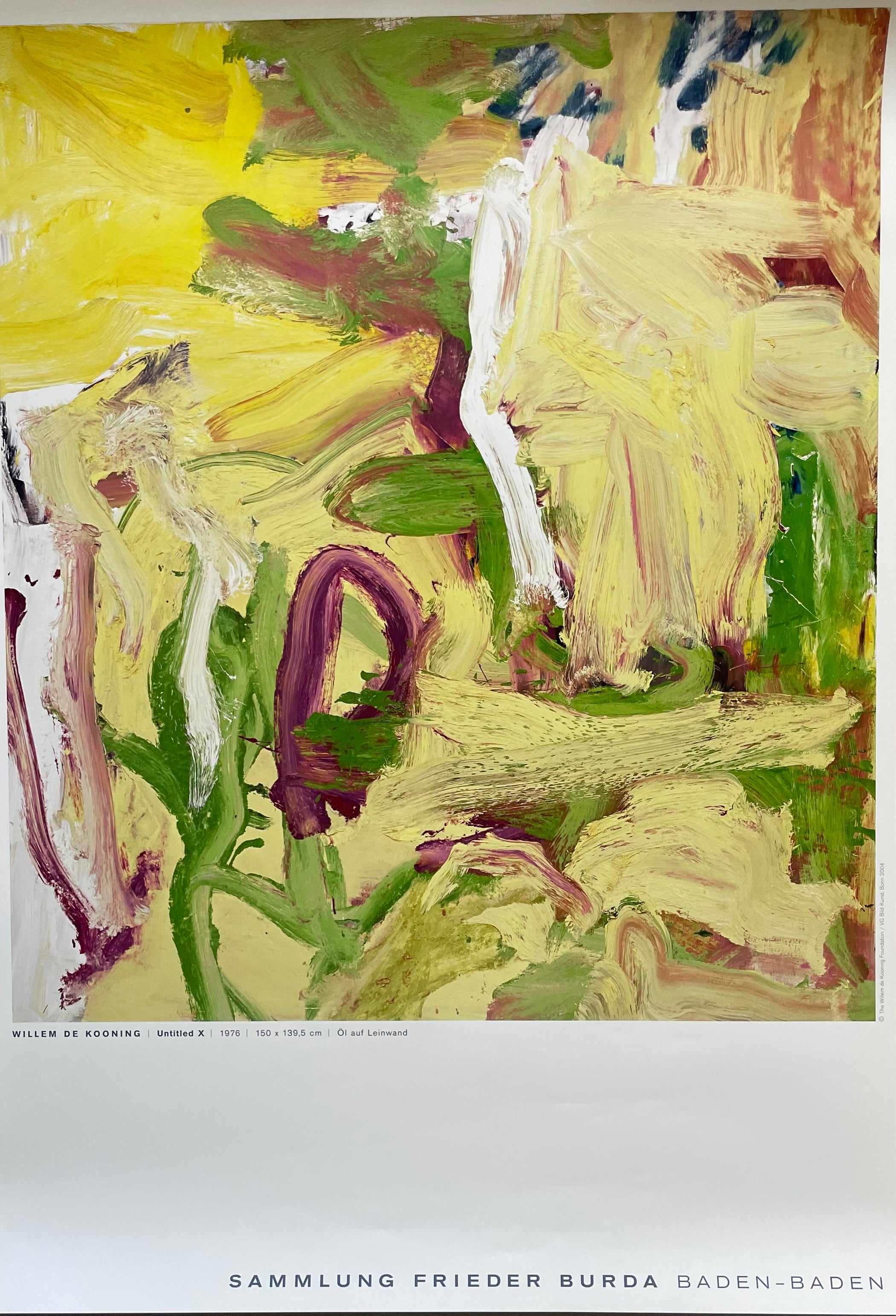 Willem de Kooning (1904–1997), Untitled X, 1976, copyright The Willem de Koning Foundation/VG Bild- Kunst, Bonn 2004