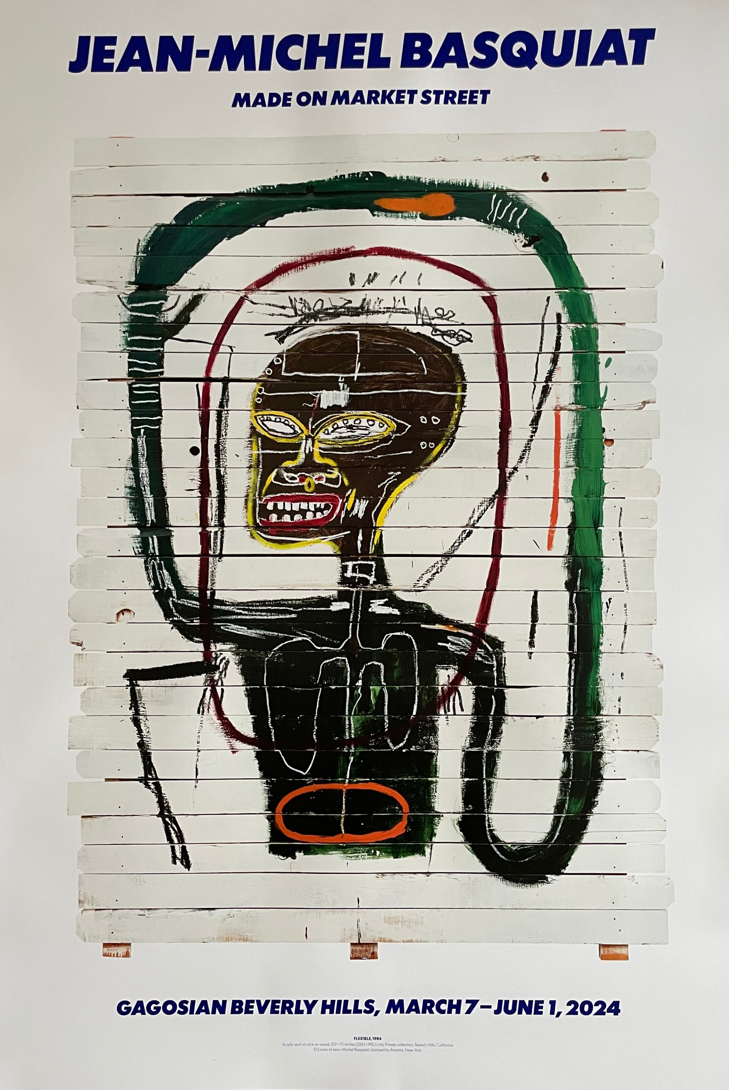 Jean Michel Basquiat (1960-1988), Flexible, 1984