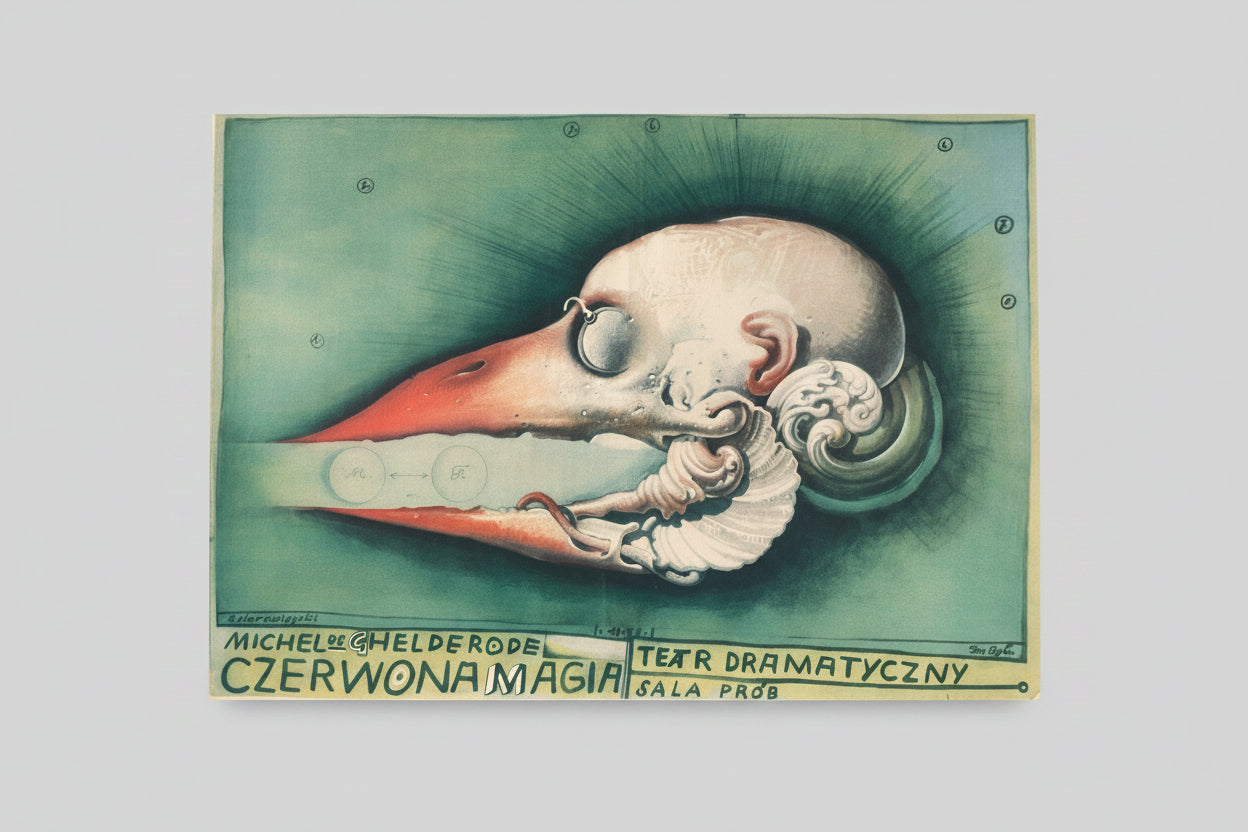 Franciszek A.B. Bilberstein-Starowieyski (1930-2009) , Czerwona magia, 1971