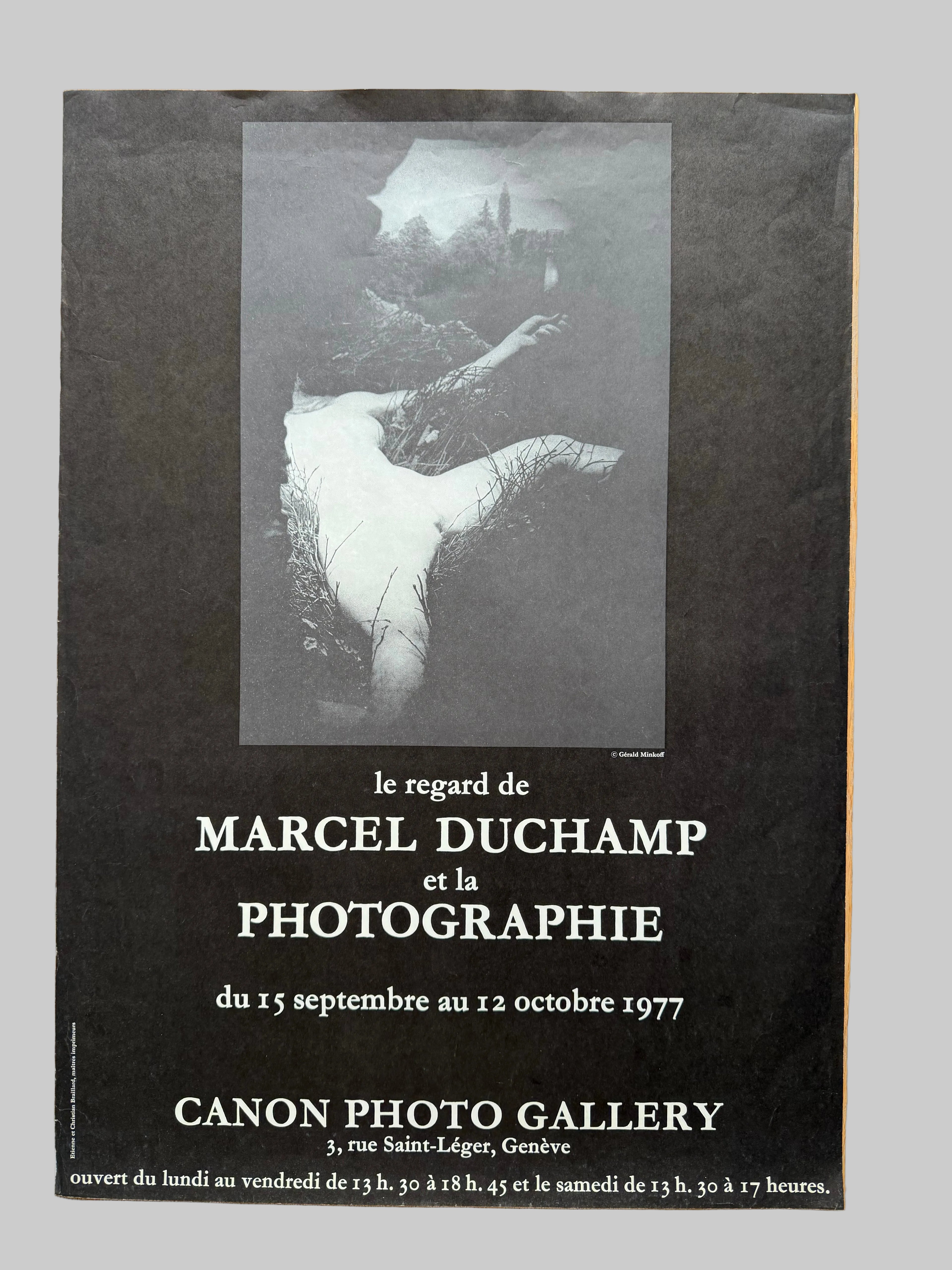 Gerald Minkoff (1937–2009), Marcel Duchamp's Perspective on Photography, 1977