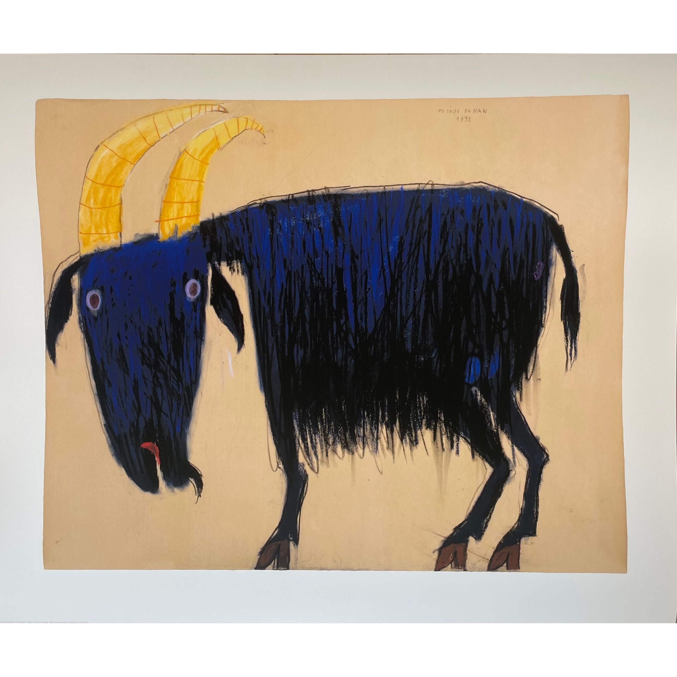 Petrus De Man, De Geit, 1992, copyright P. De Man 2005, België