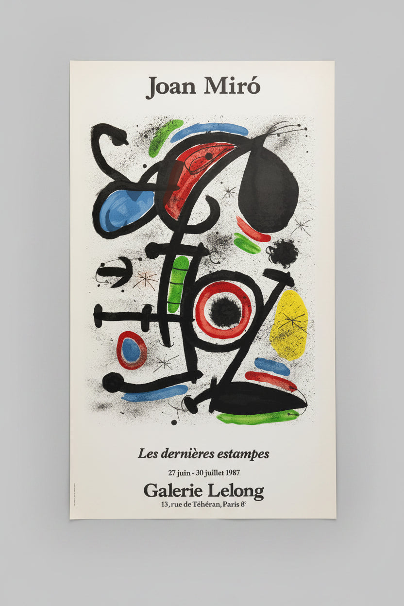 Joan Miró (1893-1983), Les Dernieres estampes-Galerie Lelong by Joan Miro, 1987