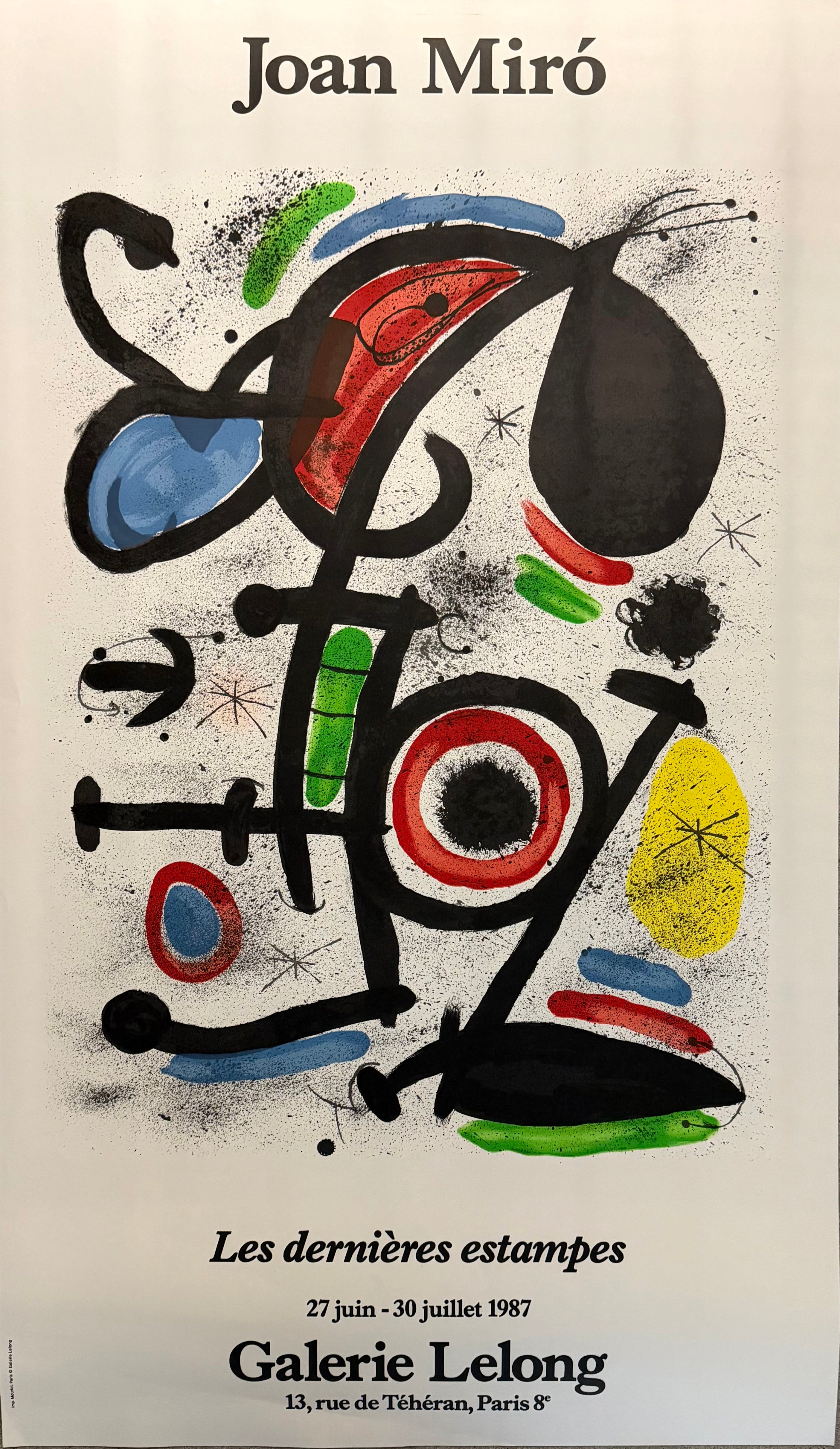 Joan Miró (1893-1983), Les Dernieres estampes-Galerie Lelong by Joan Miro, 1987