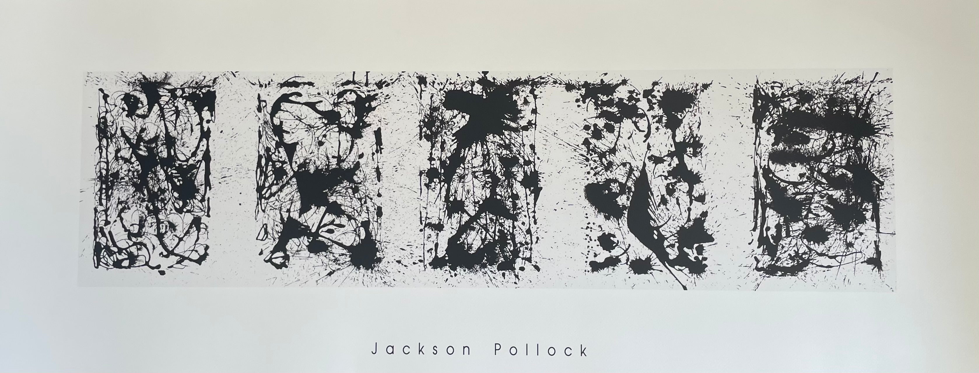 Jackson Pollock (1912-1956), Black and White Polyptich, 1950, Copyright SABAM Belgium 2004