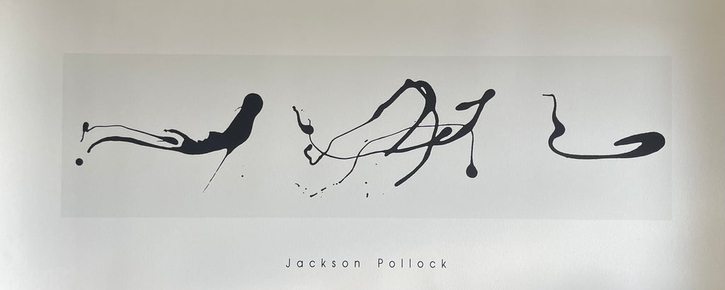 Jackson Pollock – Zeichnung in Tropftechnik, 1960, Art Print