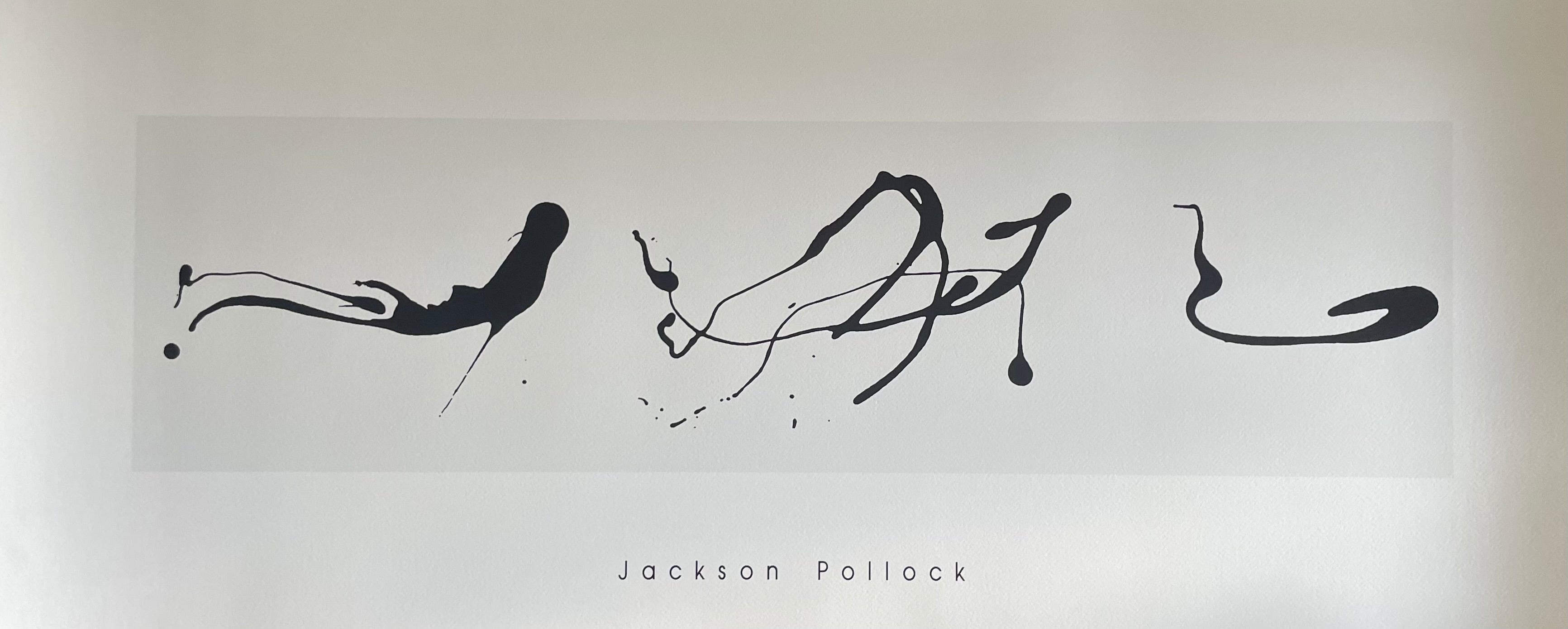 Jackson Pollock – Zeichnung in Tropftechnik, 1960, Art Print