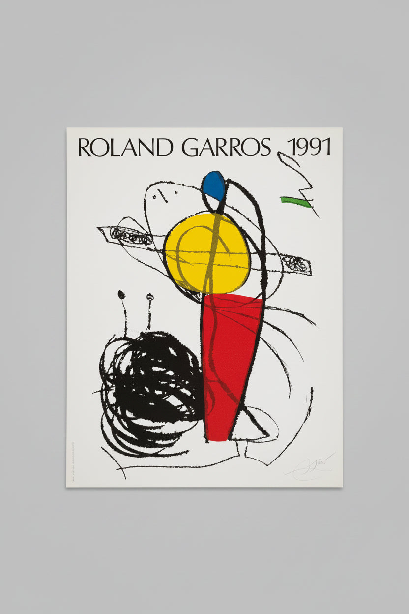 Joan Miró (1893–1983), Roland Garros, 1991