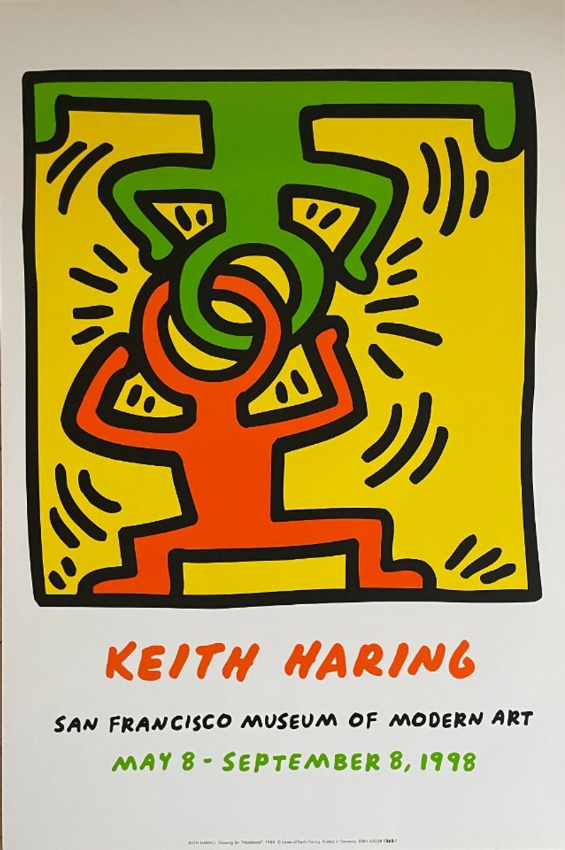 Keith Haring (1958-1990), Drawing for "Headstand", 1988