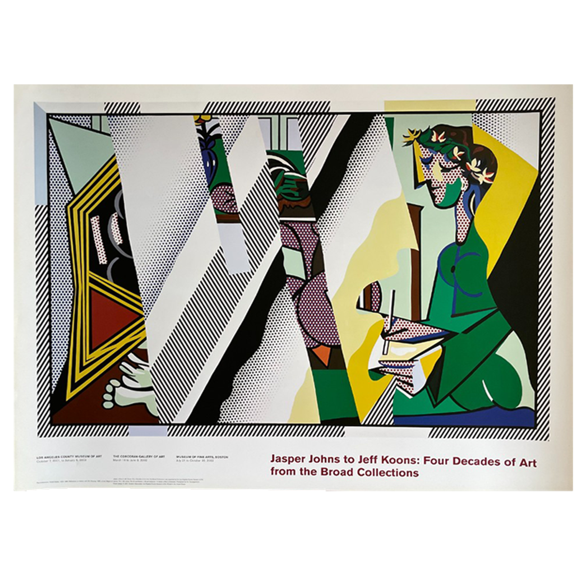 Roy Lichtenstein (1923-1997), Reflections on Interior with Girl Drawing, 1990, copyright Estate of Roy Lichtenstein and 2001