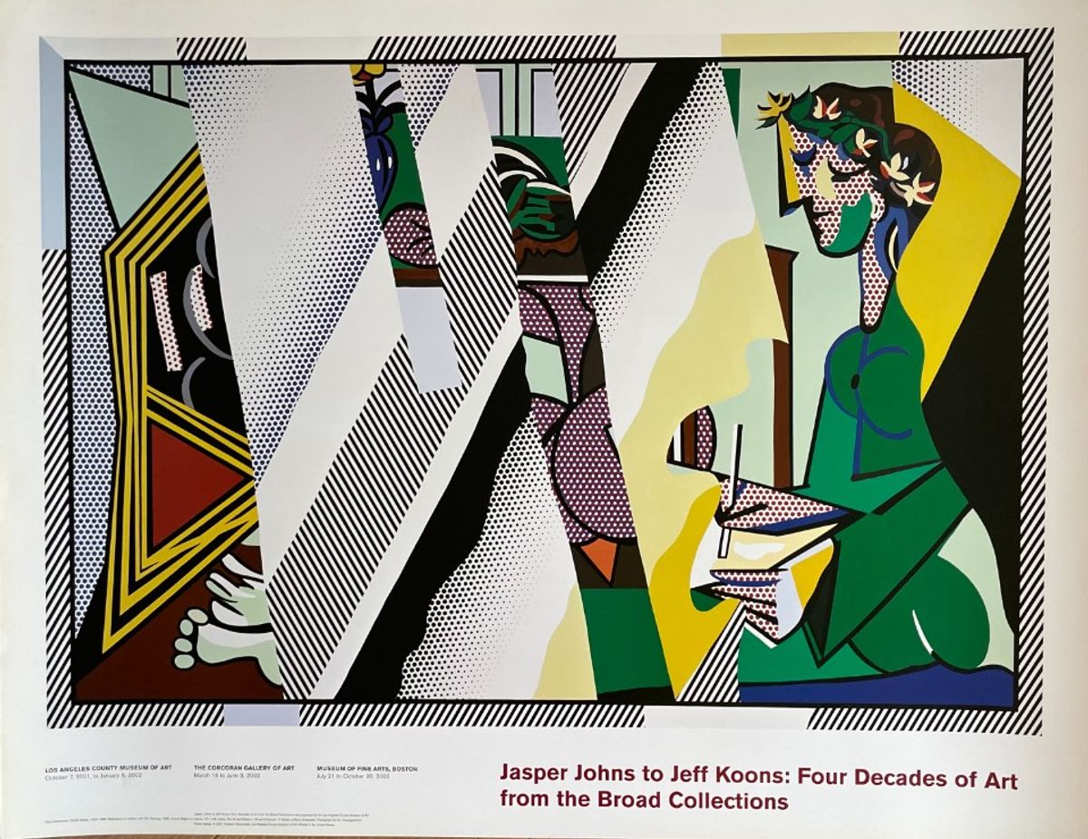 Roy Lichtenstein (1923-1997), Reflections on Interior with Girl Drawing, 1990, copyright Estate of Roy Lichtenstein and 2001