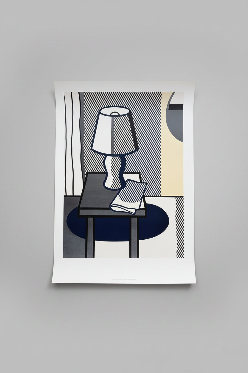 Roy Lichtenstein (1923-1997), Still Life with Table Lamp, 1976, copyrights Roy Lichtenstein&Sabam Brussels, 1995