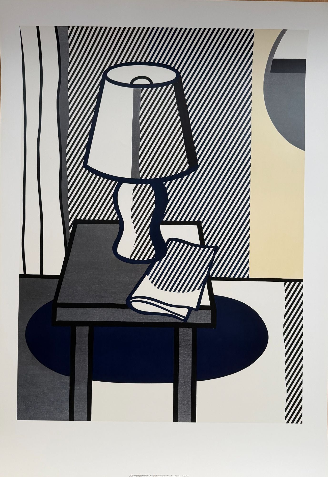 Roy Lichtenstein (1923-1997), Still Life with Table Lamp, 1976, copyrights Roy Lichtenstein&Sabam Brussels, 1995