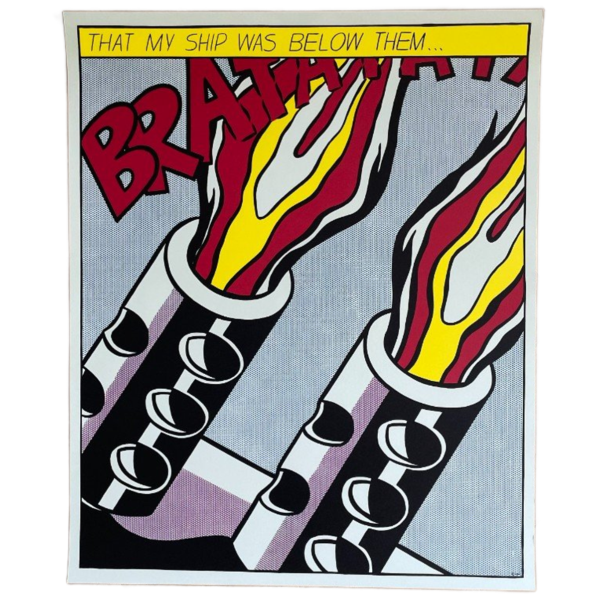 Roy Lichtenstein (1923-1997), as I opened fire, 1964